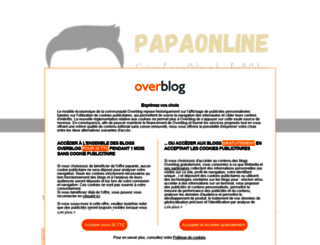 papaonline.over-blog.com screenshot