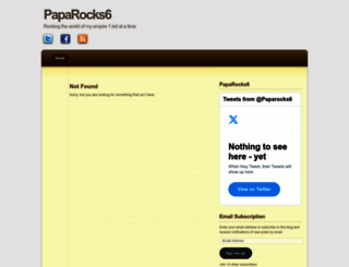paparocks6.wordpress.com screenshot