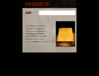 paparone.fr screenshot