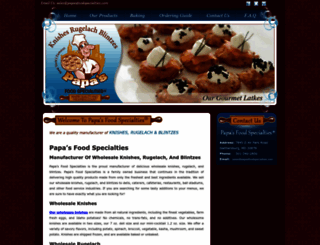 papasfoodspecialties.com screenshot