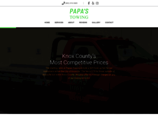 papastowing.com screenshot