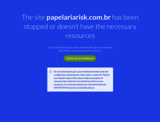 papelariarisk.com.br screenshot