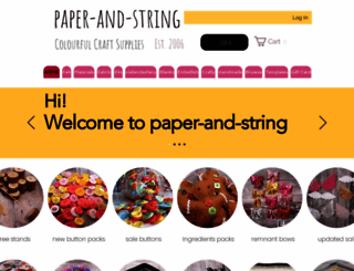 paper-and-string.co.uk screenshot