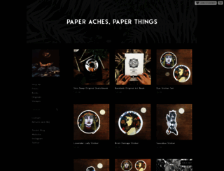 paperache.storenvy.com screenshot