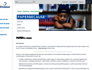 paperbecause.com screenshot