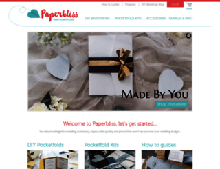 paperbliss.co.uk screenshot