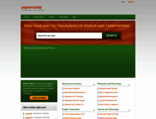 papercamp.com screenshot