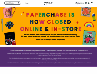 paperchase.co.uk screenshot