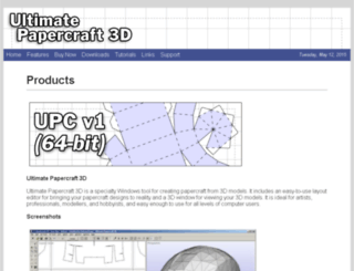 papercraft3d.com screenshot