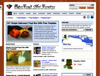 papercraftprintable.com screenshot