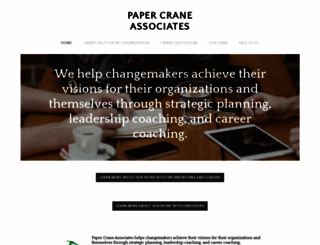 papercraneassociates.com screenshot