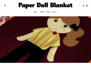 paperdollblanket.com screenshot
