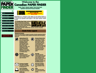 paperfinder.ca screenshot