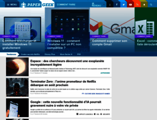 papergeek.fr screenshot