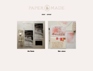papermadedesign.com screenshot