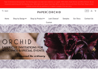 paperorchidstationery.com screenshot