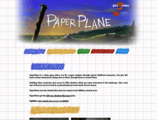paperplane-game.com screenshot