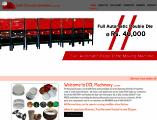 paperplatemakingmachine.com screenshot