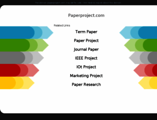 paperproject.com screenshot