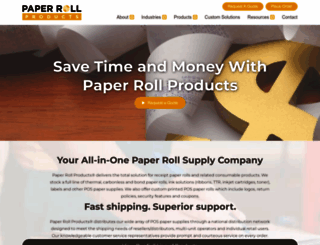 paperrollproducts.com screenshot