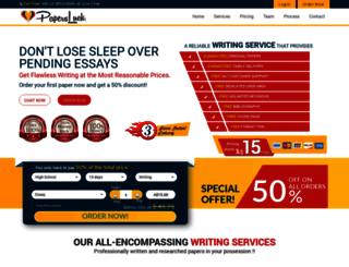 papersluck.com screenshot