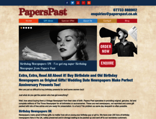 paperspast.co.uk screenshot