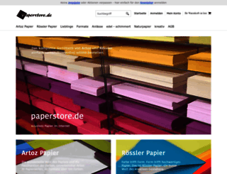 paperstore-papiershop.de screenshot