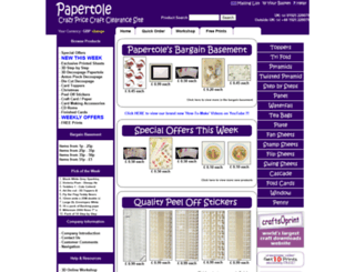 papertole.co.uk screenshot