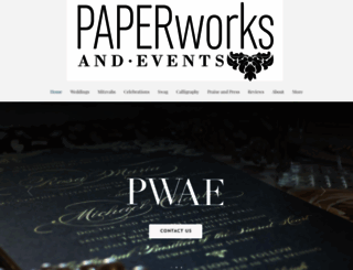 paperworksandevents.com screenshot