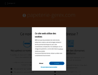 papeterie-gerex.com screenshot