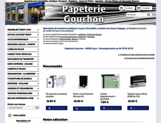 papeterie-gouchon.com screenshot