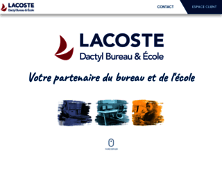 papeterie-lacoste.com screenshot