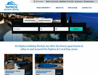 paphos-holiday-rental.co.uk screenshot