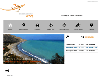 paphosairport.net screenshot