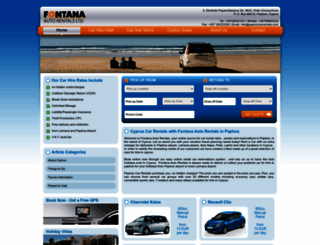 paphoscarrentals.com screenshot