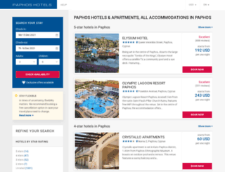 paphoshotelsweb.com screenshot