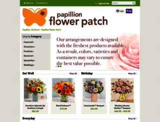 papillionflowerpatch.com screenshot