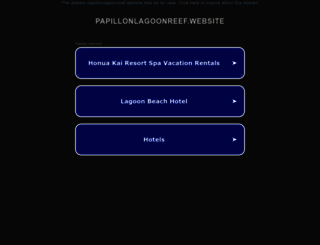 papillonlagoonreef.website screenshot