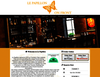 papillononfront.com screenshot