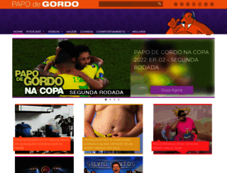 papodegordo.com.br screenshot