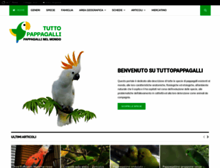 pappagallinelmondo.it screenshot