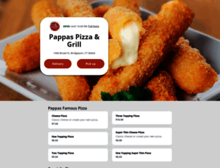 pappaspizzagrill.com screenshot
