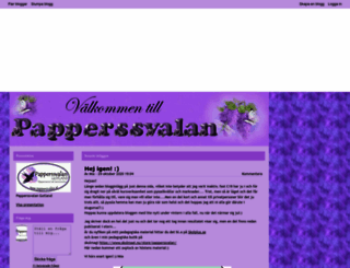 papperssvalan.bloggplatsen.se screenshot