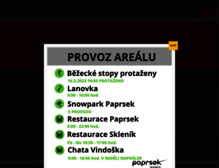 paprsek.cz screenshot
