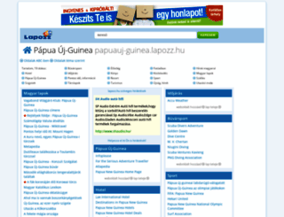 papuauj-guinea.lapozz.hu screenshot