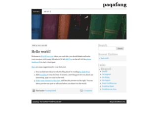paqafang.wordpress.com screenshot