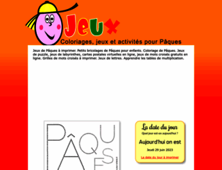 paques.pour-enfants.fr screenshot