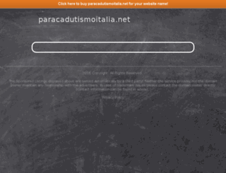 paracadutismoitalia.net screenshot