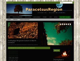 paracelsusregion.com screenshot
