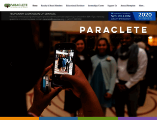 paraclete.org screenshot